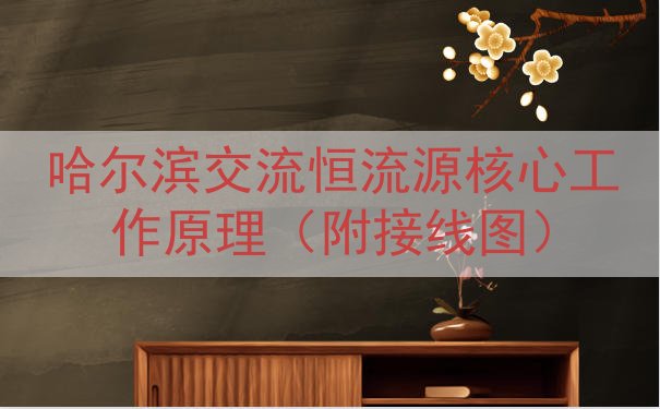 哈尔滨交流恒流源核心工作原理（附接线图）